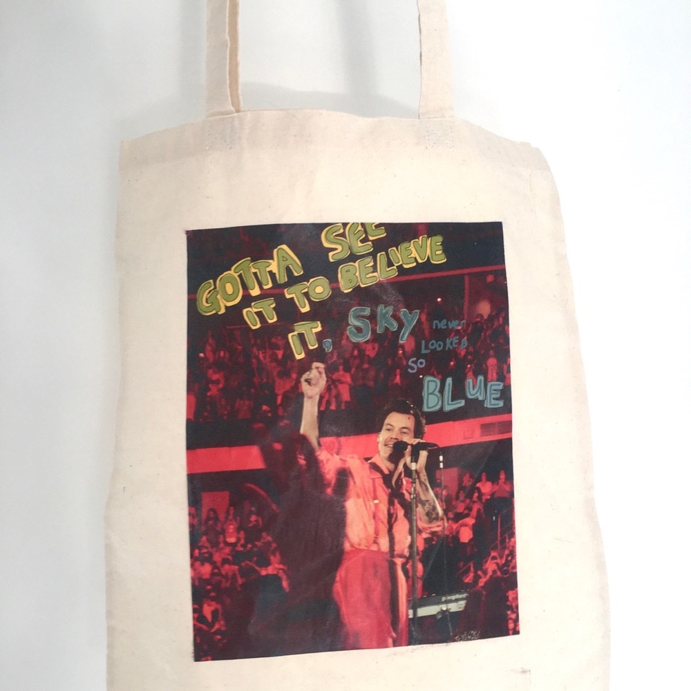 Harry styles tote bag